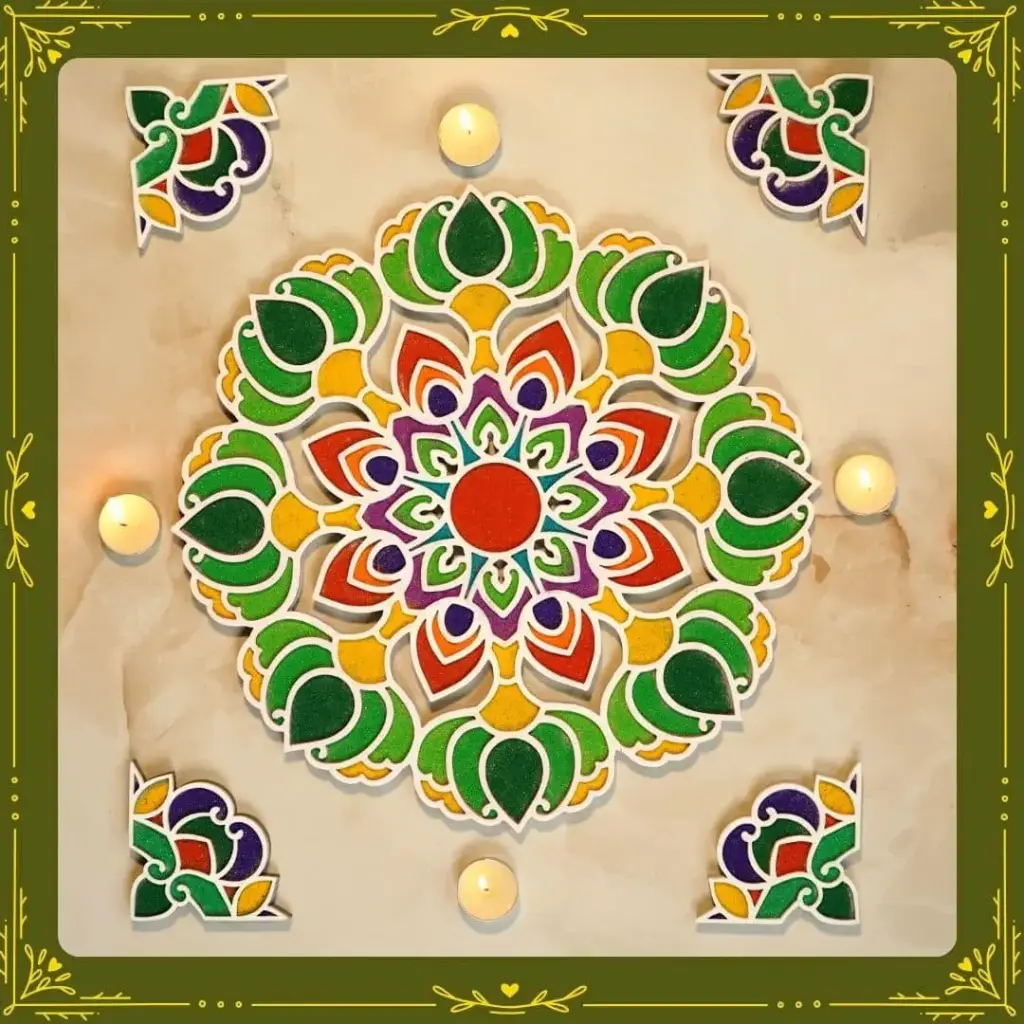 Alankar   Rangoli 12 inch 