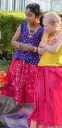 Devika Girls Purple Designer  Silk Girls Lehenga