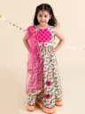 Ishika Girls Off White Lehenga & Blouse With Dupatta