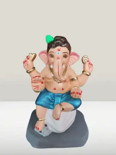 Vighnaraj Shadu Maati Eco-Friendly Ganesh 8 inches