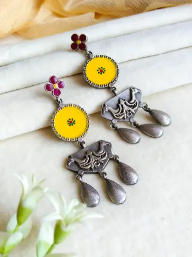 [1890EMDLMGTYLW2271] Divyani Earrings