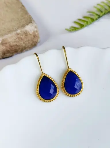 [1047GDHKBLU57] Karuna Earrings