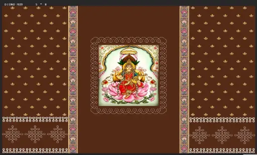Diya Aur Rangoli   Backdrop 8x5